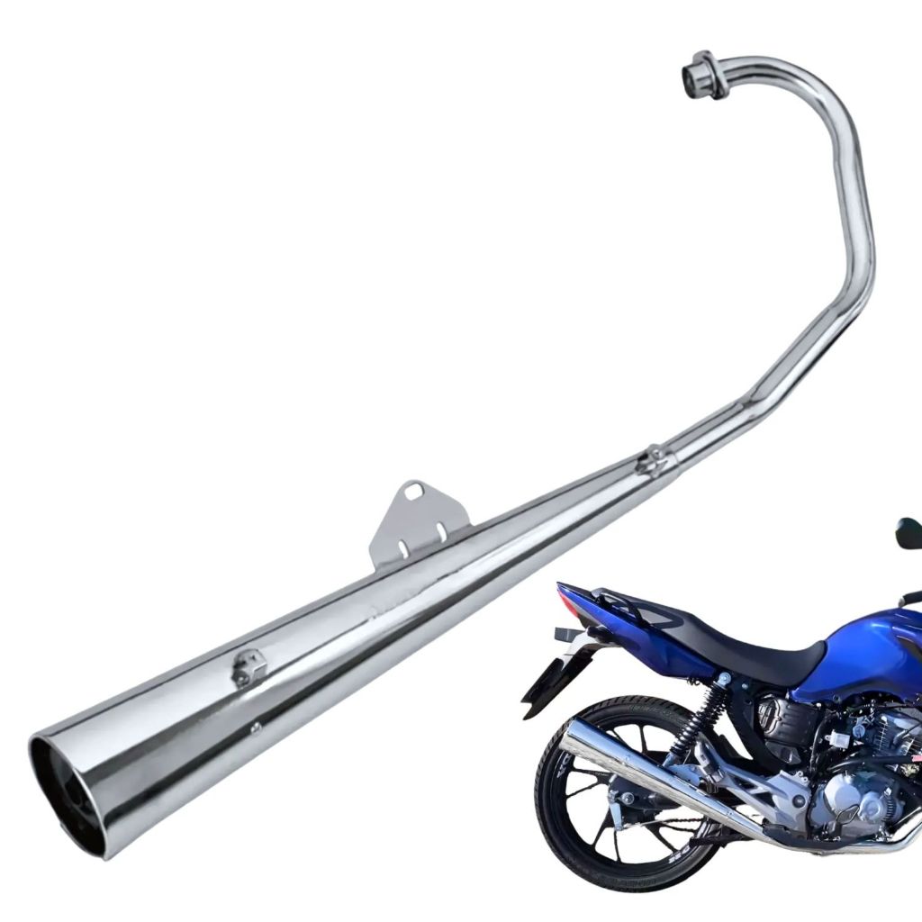 Escapamento Estralador Lata Titan 160 / Fan 160 / Start 160 Polimet - Spare Parts and Accessories for Vehicles