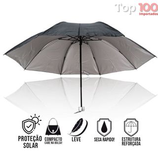 Sombrinha Guarda Chuva Cabe Na Bolsa Com Proteção Solar Uv / SZJ-015