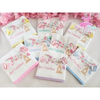 Fralda Bordada Personalizada com nome em Oferta na Shopee