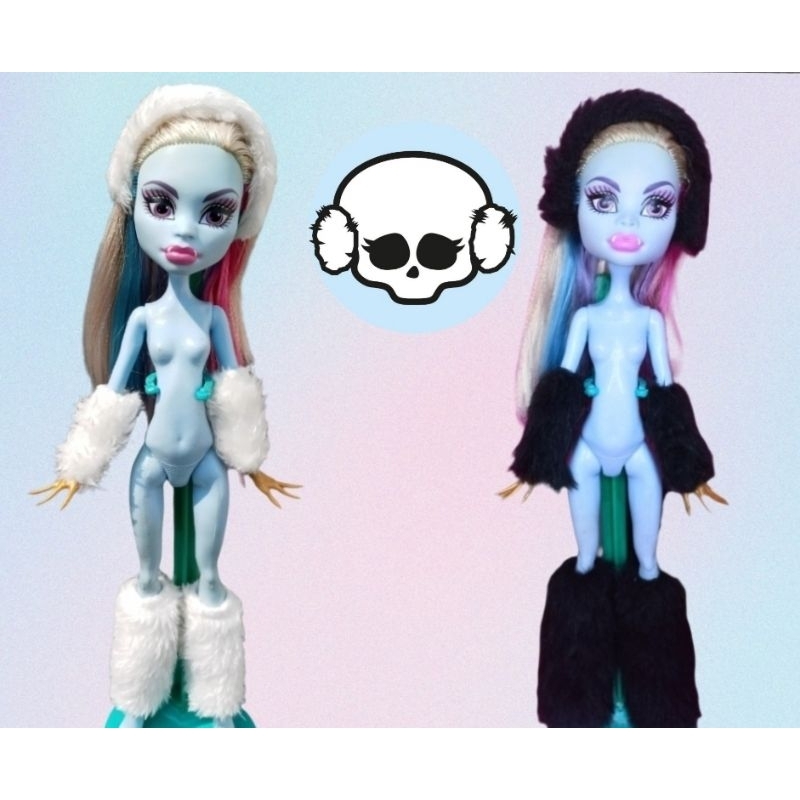 Polainas Abbey Bominable - Monster high em Oferta na Shopee
