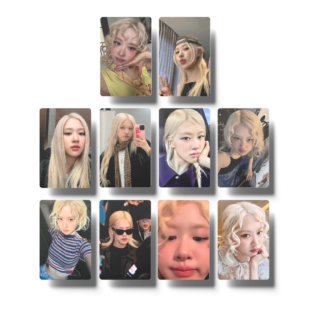 Photocard Rose Blackpink Fanmade Kpop