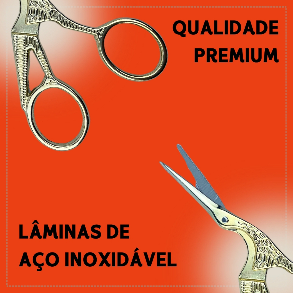 Tesoura Pássaro de Alfaiataria Profissional - Alta Precisão - MN — imagem 2 de 2
