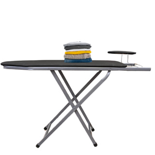 Mesa De Passar Dobrável Com Passa Mangas Durável Metalizado em Oferta na Shopee
