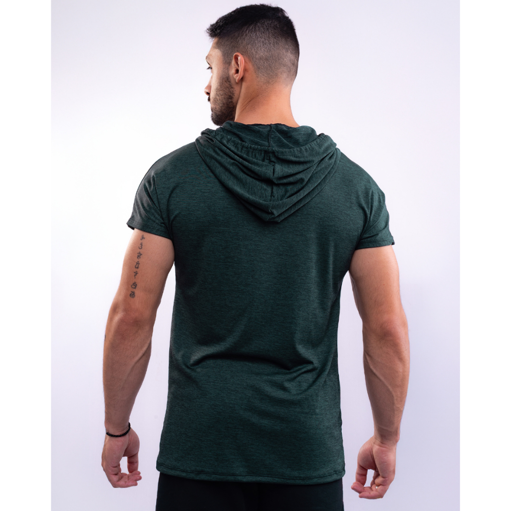 Camisa com Capuz Masculina Slim