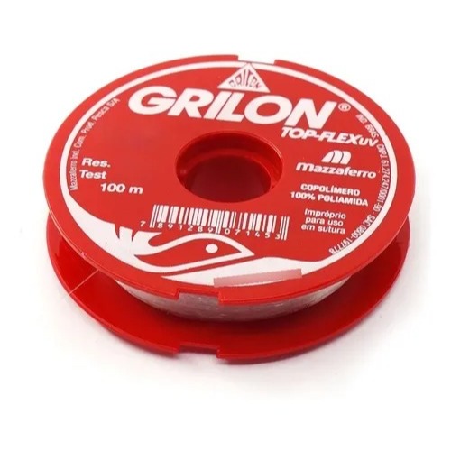 Linha Nylon Grilon Top Flex UV Mazzaferro 100m