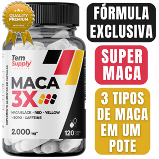 Super Maca Com Boro 2000mg Premium Quality em Oferta na Shopee