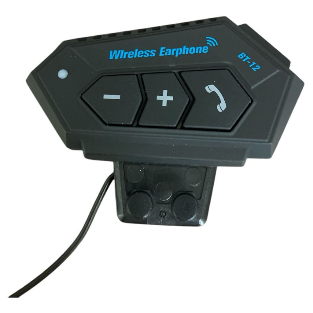 Fone Bluetooth Para Capacete Moto Chamadas Mãos Livres Motocicleta Sem Fio Á Prova D'água IP67