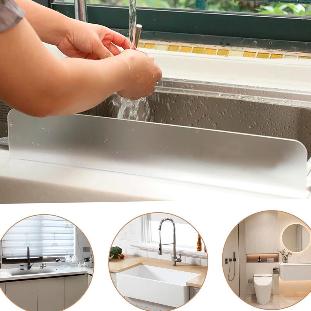 Protetor Contra Respingos Da Pia Da Cozinha, Tapete De Água 40x3x8cm em Oferta na Shopee