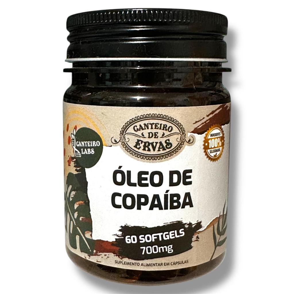 Óleo de Copaíba 700mg 60softgels Canteiro de Ervas