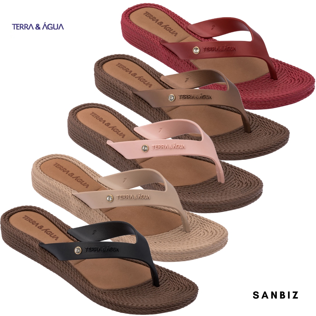 Chinelo Sandália feminino Terra e Água Macia Anatômica