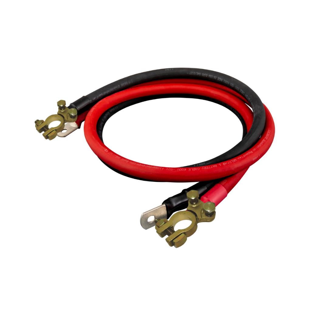 2 Cabo De Bateria Fusca Positivo E Negativo Tamanho Original 30cm e 1,20m em Oferta na Shopee