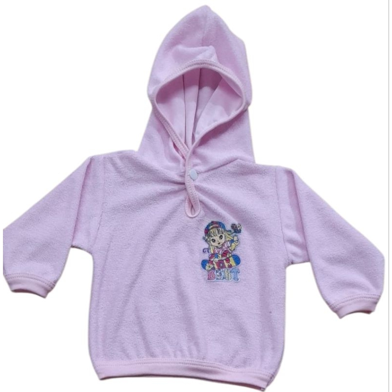 casaco de capuz para bebê ki com 2 casacos