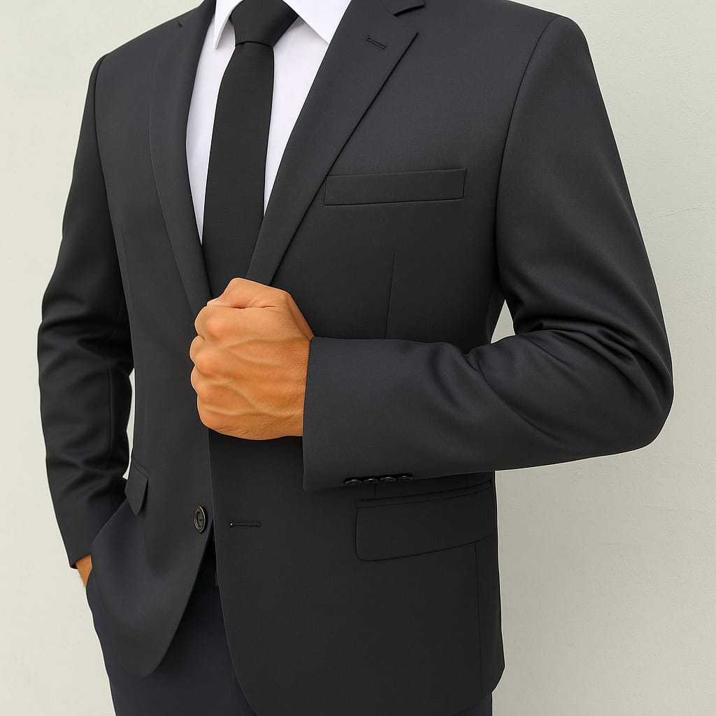 Paletó Masculino Slim 2 Botões Corte Italiano Oxford