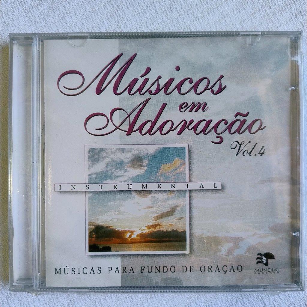CD: Músicos em Adoração Vol. 4 Instrumental - Músicas para Fundo de Oração - Regência: Hudson Reis