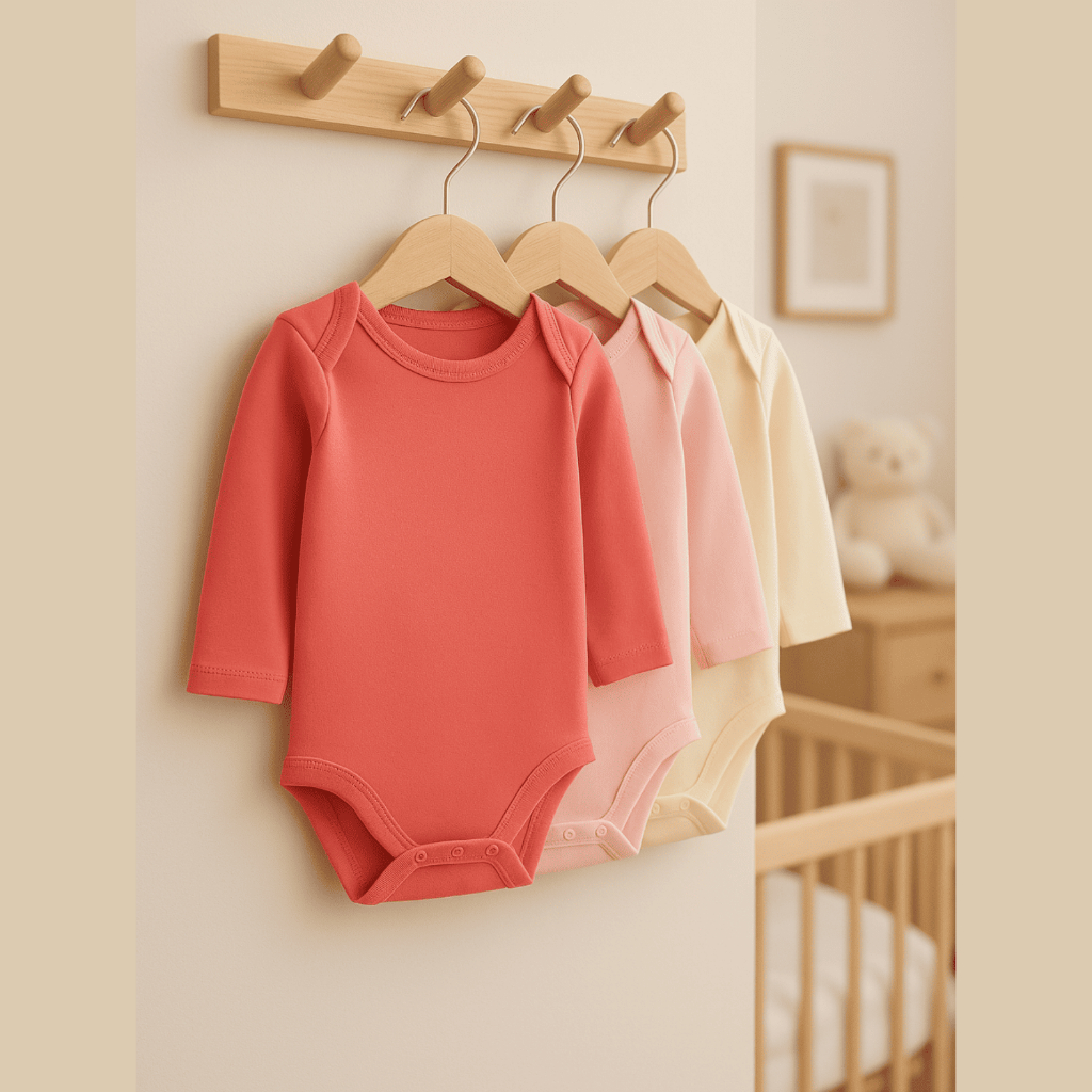 Kit 3 Body Bebê Roupinha Enxoval Menina