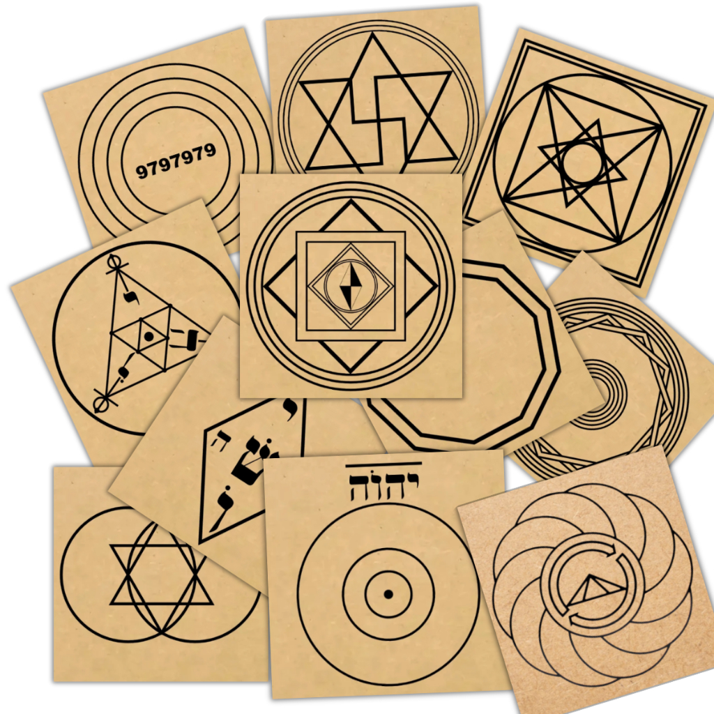 KIT GRAFICOS DA RADIESTESIA E RADIONICA VOCÊ ESCOLHE A SUA GEOMETRIA + BRINDE EXCLUSIVO em Oferta na Shopee