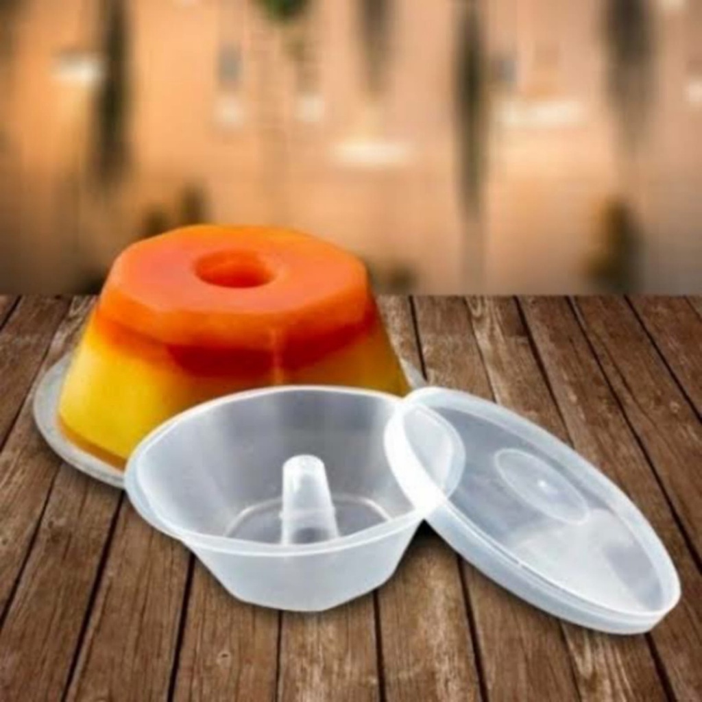 Forma Para Pudim 120ml Forneavel Com Tampa Plastilânia em Oferta na Shopee