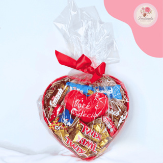 Presente Coração com Bombons Sortidos | Feliz Páscoa , Boas Festas, Aniversário | Tamanhos P M G em Oferta na Shopee