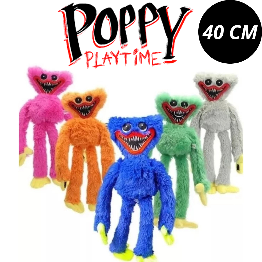 Pelúcia Huggy Wuggy 40 Cm Playtime Poppy Pelúcia Importada Para Crianças em Oferta na Shopee