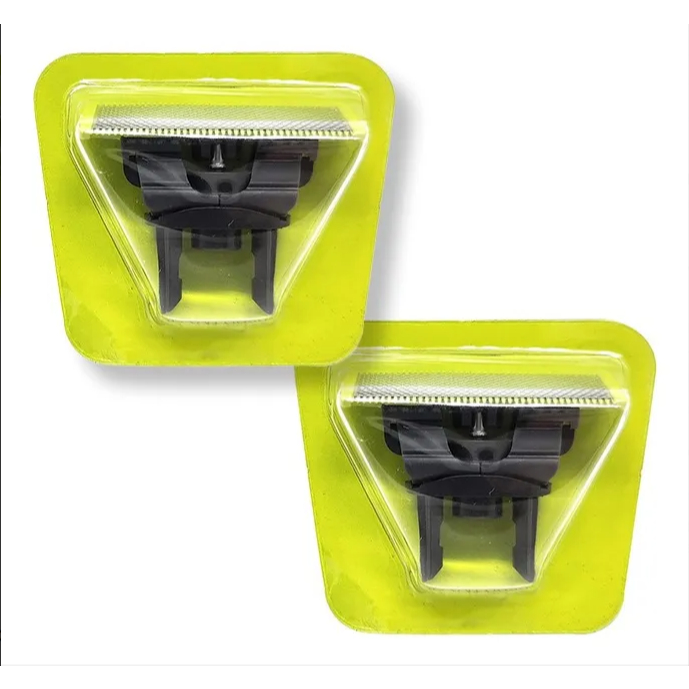 KIT 2 Lâminas Refil Para Barbeador Philips OneBlade e One Blade Pro QP2510, QP2520, QP2521 QP2510
