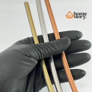 Perfil Meia Cana Metalizada 7mm com Fita Adesiva 3M - Barra de 3m em Oferta na Shopee