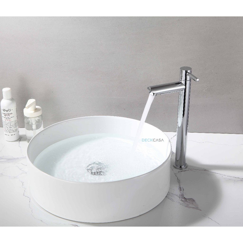 Torneira Amazonas Bica Alta em Aço Escovado Banheiro Lavatório Torneira de Cuba Preta Cromada em Oferta na Shopee