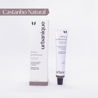Tintura Profissional Urbanique 20 ml Castanho Natural em Oferta na Shopee