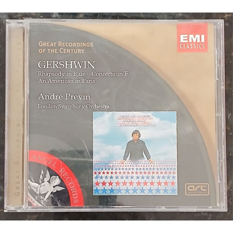 Cd - George Gershwin Rhapsody in Blue American in Paris - Andre Previn - Emi