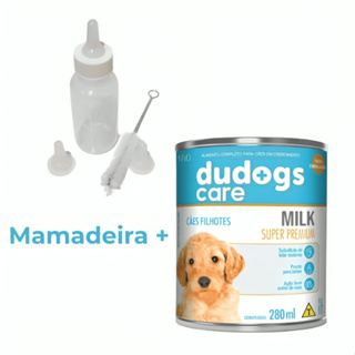 Leite Pronto para Cães Filhotes Dudogs Care Milk 280ml + Mamadeira 50ml em Oferta na Shopee