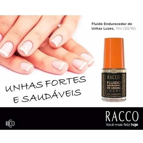 BASE PRA  UNHA 💅 fuildor ENDURECEDOR DE UNHAS LUZES RACCO