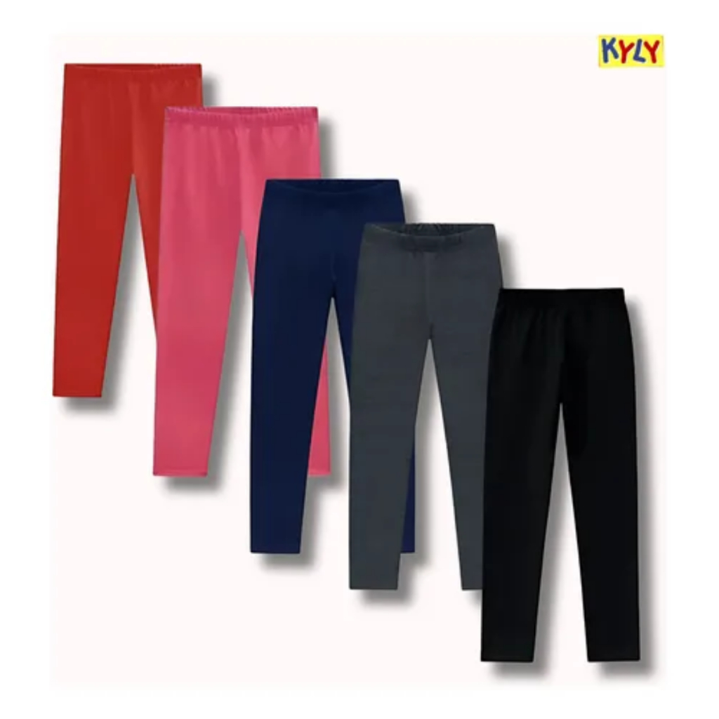 Calça Infantil  Legging Molecotton Flanelada Infantil Meninas 1 Ao 16 Kyly