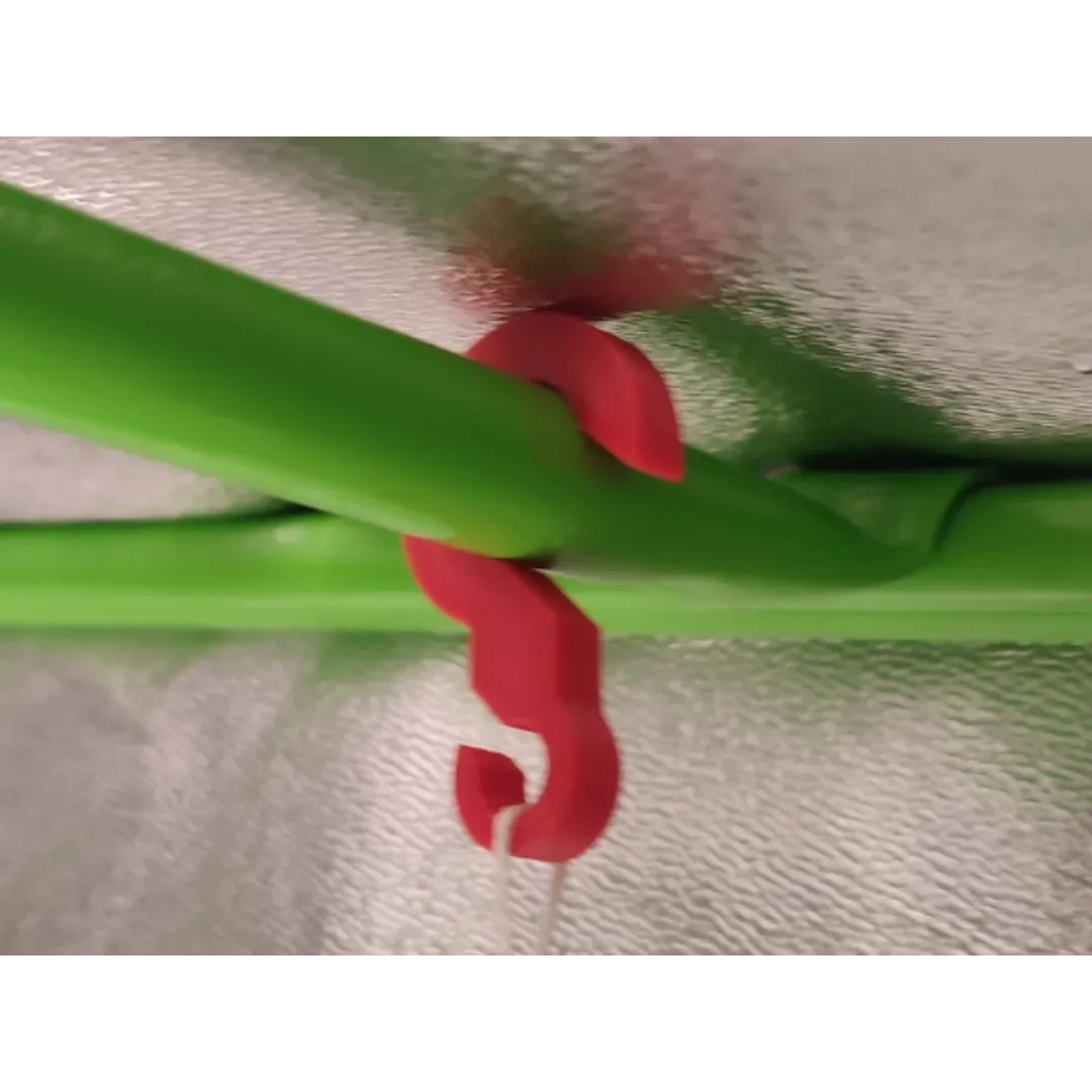 Suportes Ganchos para Estufa Grow Plantas Cultivo Indoor Resistente Impresso em 3D PETG