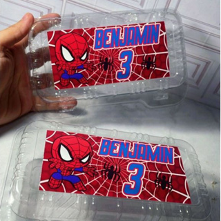 72 Rótulos adesivo para marmitinha Homem Aranha cute/ Marmitinha Homem Aranha cute/ adesivo Homem Aranha cute em Oferta na Shopee