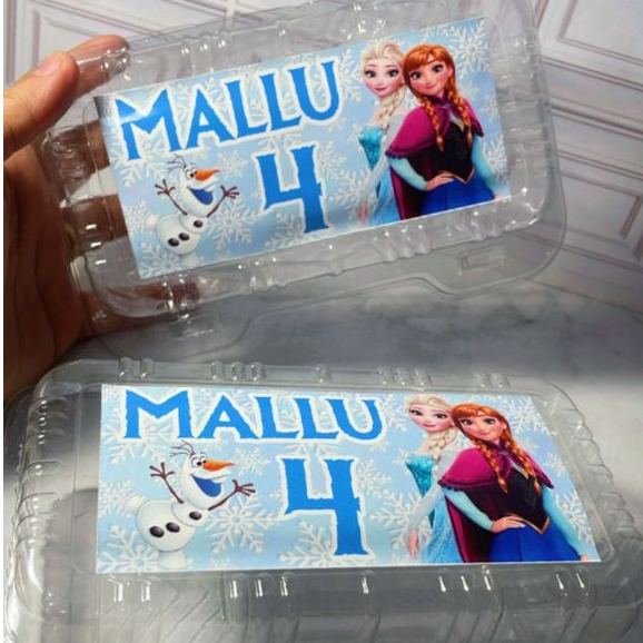102 Rótulos adesivo para marmitinha Frozen/ Marmitinha Frozen/ adesivo Frozen