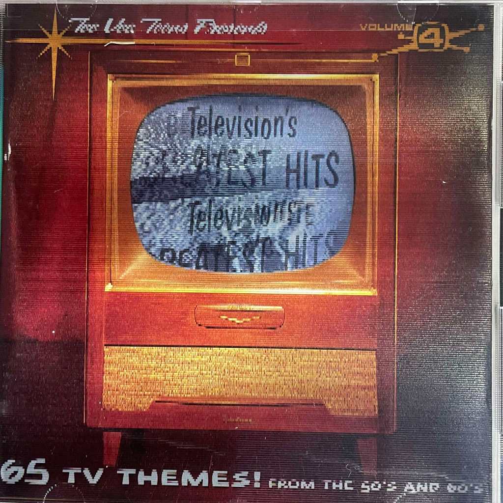Cd Television's Greatest Hits 65 temas de TV Dos anos 50 e 60 Cd Original Capa holográfica