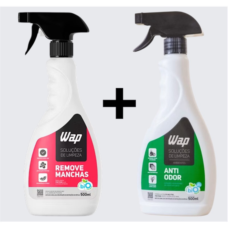 Remove Manchas WAP 500ml + WAP ANTI ODOR 500 ML COM GATILHO