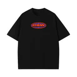 [Camiseta Premium em Algodão Puro]GXG Camiseta Streetwear BAW Estampada Camiseta Oversized Algodão Globe