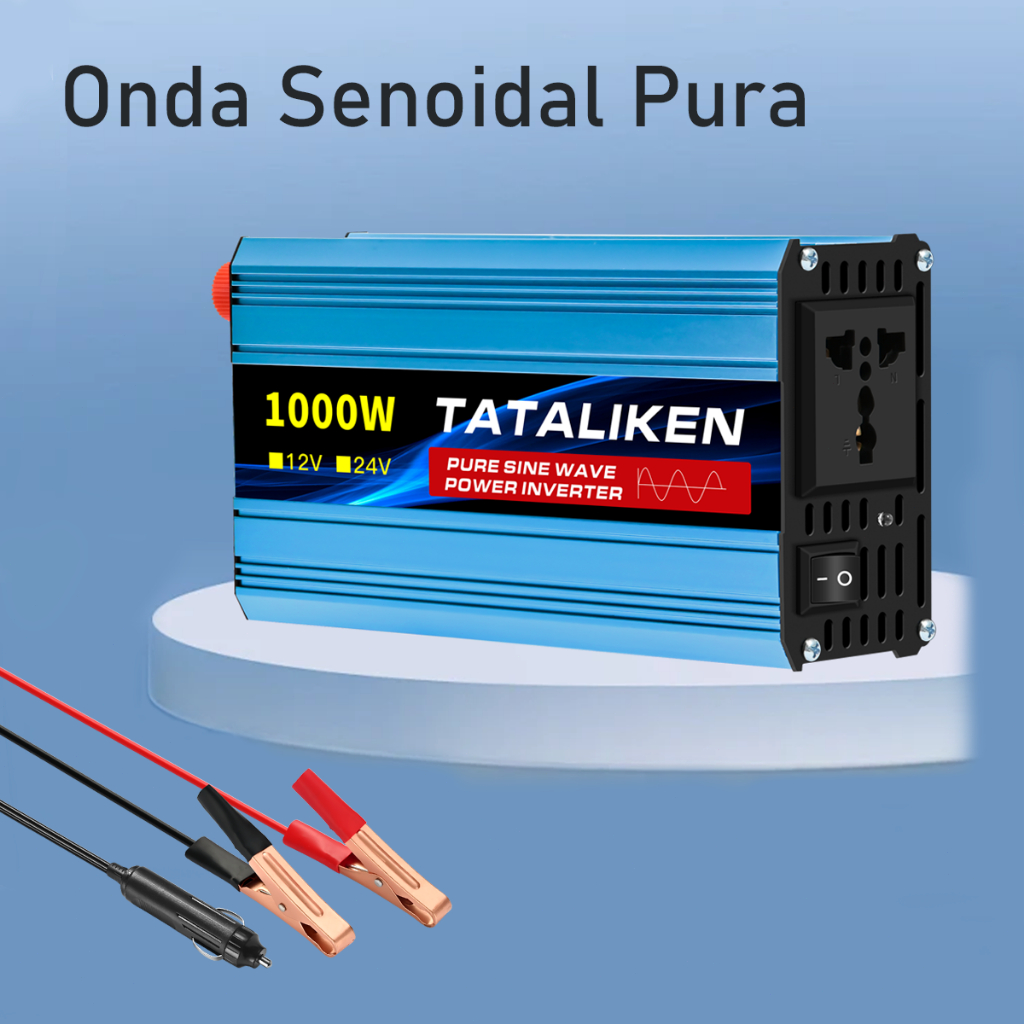 1000W Inversor de onda senoidal pura  DC 12V / 24V para CA 110V / 220V conversor de energia para carro