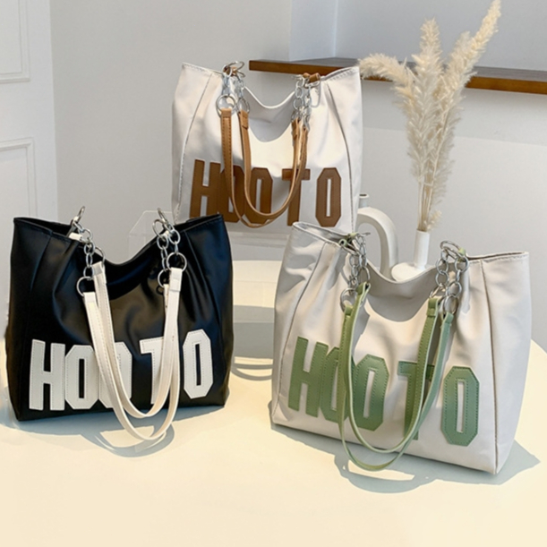 🌳Bolsa Tote Feminina de Grande Capacidade — Estilo Casual, Ombro e Mão, Ideal para Estudantes