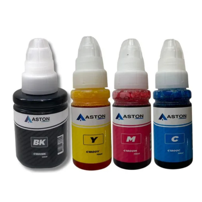 Kit 4 Tintas Compativel G-190 G1100 G2100 G3100 G3102  marca aston /premium