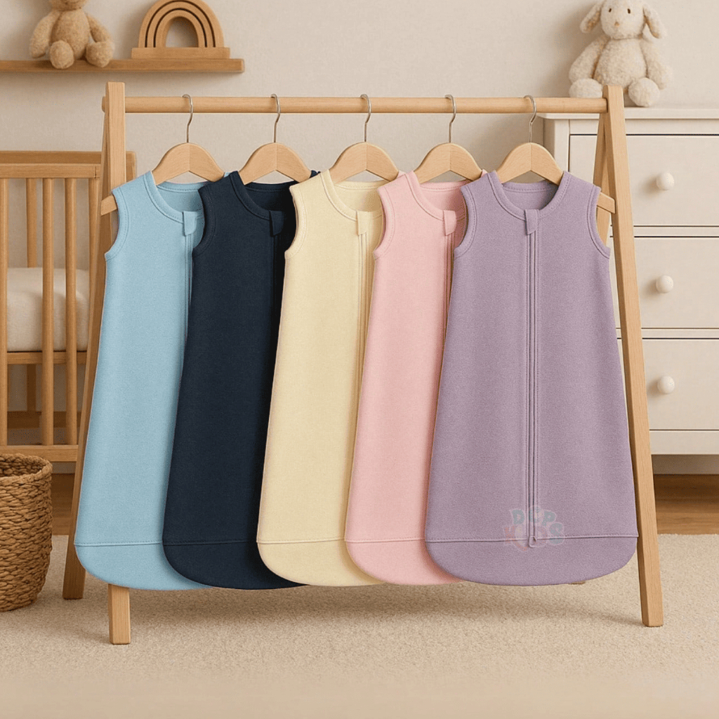 Saco de Dormir Bebê Casulo com Algodão Premium Pijama Manta Quentinha - Diversas Cores Disponíveis à Pronta Entrega