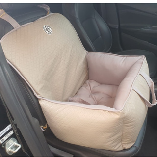 Cadeira Pet Cães E Gatos Para Carro Bege Segurança 10kg em Oferta na Shopee