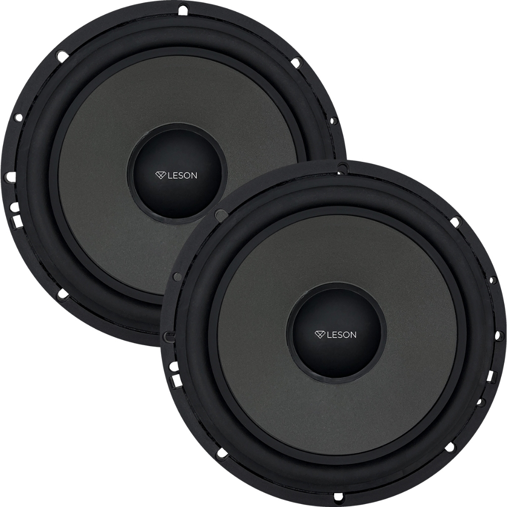 Par de Auto Falantes 6 Polegadas Mid Bass Grave Le Son D-Bass 200W 4 Ohms Som Carro Porta Caixa Bob em Oferta na Shopee