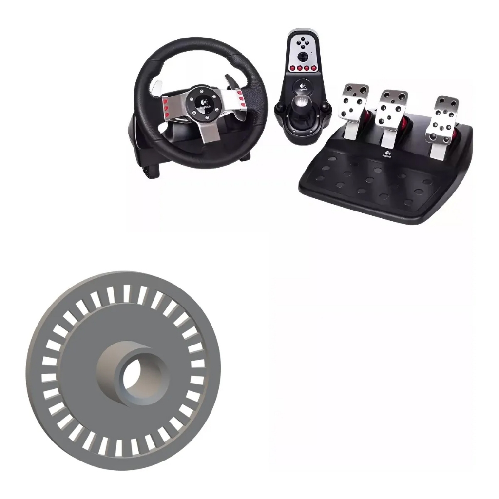 Encoder Volante Logitech G25/g27 30 Slots