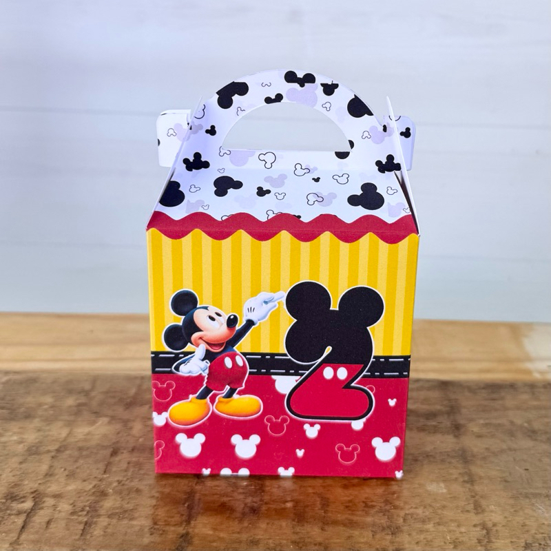Caixa Maleta Mickey | Pegue e Monte | Personalizados | Lembrancinhas | Festa infantil | Aniversário