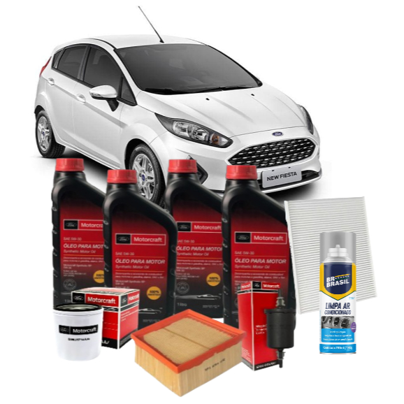 Kit Revisão Ford New fiesta MEXICANO 1.6 5w30 FORD Motorcraft Sintetico Original+Todos os Filtros em Oferta na Shopee