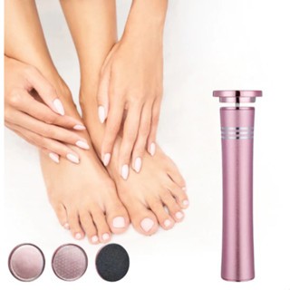 Esfoliador Portátil Pedicure Raspador Tirar Calos Pele Morta Elétrico Lixa Recarregavel Esfoliadora