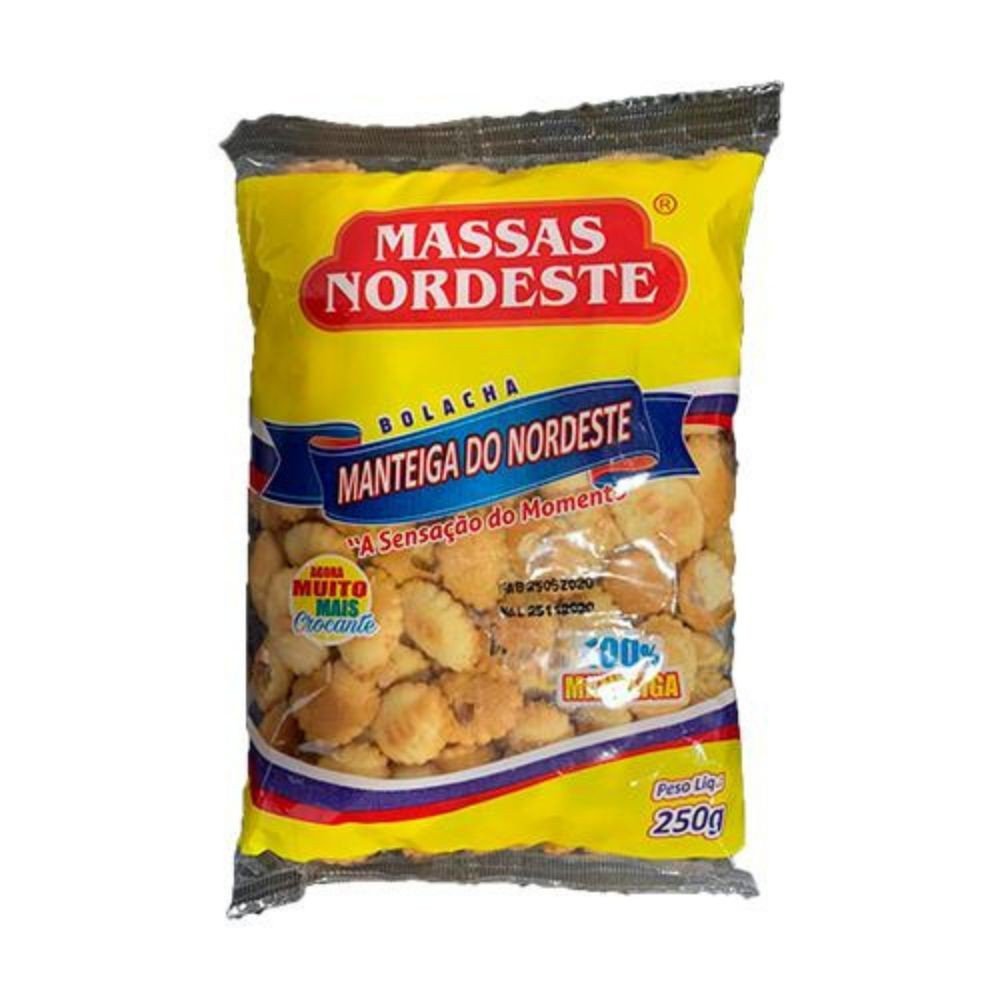 Massas Nordeste Manteiga do Nordeste 250g - Unidade ou Kit C/3 Unid. em Oferta na Shopee