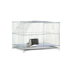 Gaiola para Coelho com Bandeja Removível e Comedouro – Ideal para Roedores | Envio Rápido