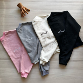 Kit 2 Blusa de Frio Feminino Cropped Moletom Bordado Felpudo Algodão Casaco Flanelado Moletom  Bordado em Oferta na Shopee